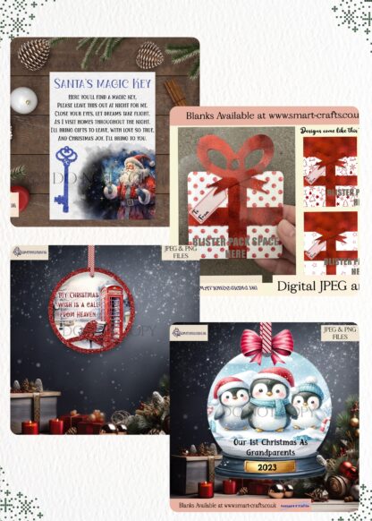 2023 Christmas design bundle, Christmas sublimation designs, limited edition Christmas sets, digital download, holiday décor designs, Etsy exclusive designs, Christmas mock-ups, festive bundle deal