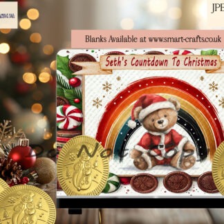 Smart Crafts Advent Coin Designs Bundle featuring frames, variations, and pre-made backing designs for festive advent coin creations.