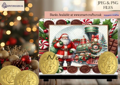 Smart Crafts Advent Coin Designs Bundle featuring frames, variations, and pre-made backing designs for festive advent coin creations.