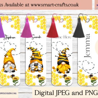 sublimation design, bookmark designs, Smart Crafts acrylic bookmarks, personalised bookmark designs, digital bookmark templates, floral gonk gnomes, zodiac bookmarks, bee bookmark designs