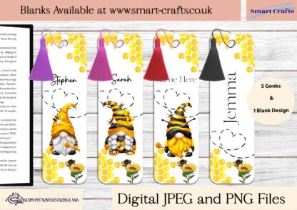 sublimation design, bookmark designs, Smart Crafts acrylic bookmarks, personalised bookmark designs, digital bookmark templates, floral gonk gnomes, zodiac bookmarks, bee bookmark designs