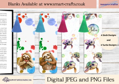 sublimation design, bookmark designs, Smart Crafts acrylic bookmarks, personalised bookmark designs, digital bookmark templates, floral gonk gnomes, zodiac bookmarks, bee bookmark designs