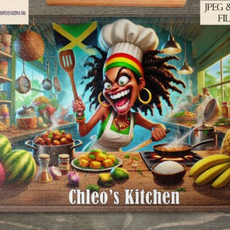 Crazy Chef's Kitchen Additional Bundle featuring 8 textless designs of animated chefs, including White, Black, Oriental, and Caribbean male and female chefs.