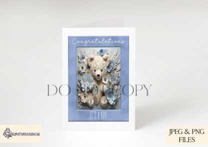 Digital Design Destash Baby and Child Bundle featuring 30 design sets, including sleeping animals, birthday themes, and nursery décor designs in JPEG and PNG.