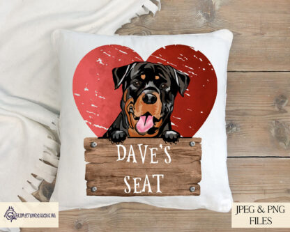 Peeking Dog Sublimation Design Bundle featuring over 400 dogs with heart backgrounds and wooden panels.