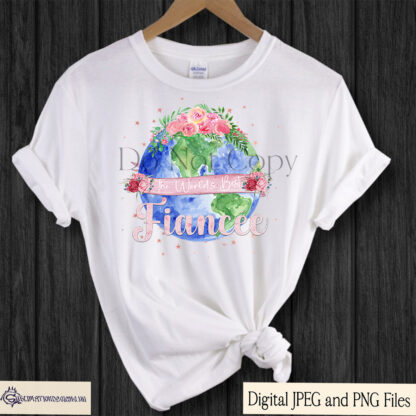 World’s Best Female Watercolour Earth Design Set featuring planet Earth adorned with floral accents and text options such as "Mum," "Sister," and "Teacher."