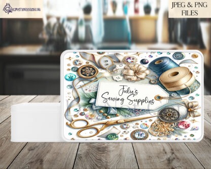 A Crafting Sublimation Design Collection, featuring 4 A4 designs for sublimation tins and 4 matching resizable files for mugs, coasters, and cushions. Comes in JPEG and PNG formats.